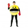 COSTUME CARNEVALE PAC MAN GIALLO PER ADULTI TAGLIA UNICA SENZA TUTA ARTICOLO PER TRAVESTIMENTI VARI COD 80770 GUIRCA