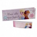 FROZEN DISNEY INVITI PER FESTA 30 FOGLI TIPO ASSEGNO 8X24 CM