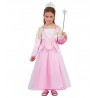 COSTUME PRINCIPESSA ROSA 7/9 ANNI PER TRAVESTIMENTI DI CARNEVALE E PARTY A TEMA.VESTITO COMPLETO NO SCARPE NO ACCESSORI