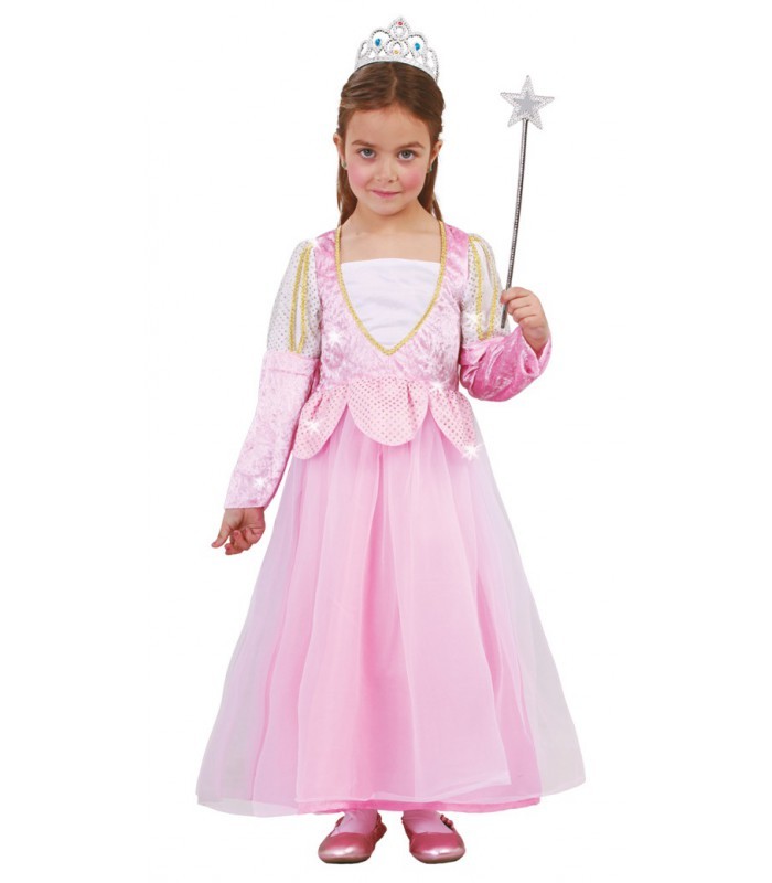 Costume da Principessa Rosa - Carnevale & Halloween (5-6 / 7-8 anni) –  cgEdù - Centro Gioco Educativo