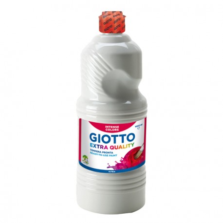 GIOTTO TEMPERA PRONTA FLACONE 1000ML.EXTRA QUALITY COLORE BIANCO