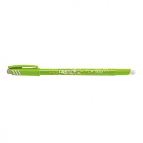 PENNA CANCELLIK PENNA A SFERA CON INCHIOSTRO CANCELLABILE CON DUE GOMME INCORPORATE TRATTO COLORE VERDE CHIARO