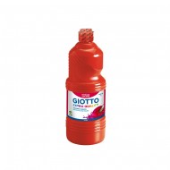 GIOTTO TEMPERA PRONTA FLACONE 1000ML.EXTRA QUALITY COLORE ROSSO VERMIGLIO