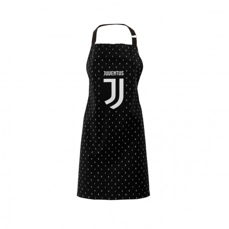 GREMBIULE CON PETTORINA DA CUCINA E BARBEQUE FC JUVENTUS 100%COTONE GROSSO RESISTENTE PRODOTTO UFFICIALE