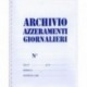 REGISTRO ARCHIVIO AZZERAMENTI GIORNALIERI VARIE FORM.TO A4 30X24CM.SPIRALATO APERTURA LATERALE
