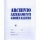 REGISTRO ARCHIVIO AZZERAMENTI GIORNALIERI VARIE FORM.TO A4 30X24CM.SPIRALATO APERTURA LATERALE