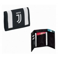 PORTAFOGLIO VELCRO A STRAPPO 12,5X18,5XCM FC JUVENTUS CON PORTA CARTE CRED.PRODOTTO UFFICIALE DISTRIBUITO DA SEVEN ITALY