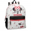 ZAINO SCUOLA E DA VIAGGIO MINNIE WOW DISNEY 32X42X16CM ECOPELLE 100%PU1 TASCA EST.3 INTERNE IDEALE PER GITE E TEM.LIBERO