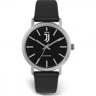 OROLOGIO DA POLSO DIAM.39MM.AL QUARZO PROOTTO UFFICIALE FC JUVENTUS QUADRANTE NERO CINTURINO IN S.PELLE NERO