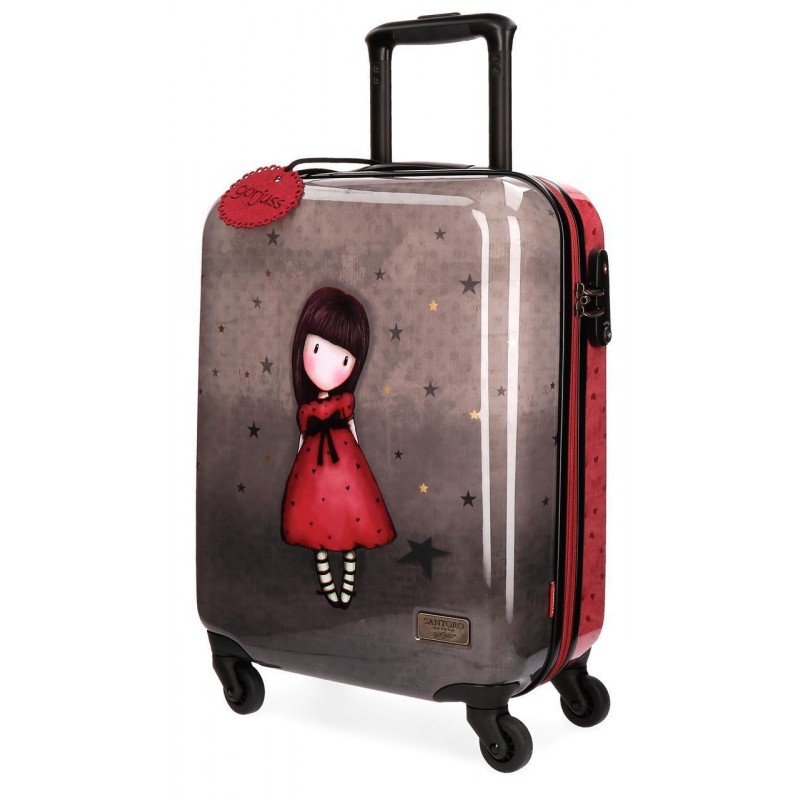 TROLLEY DA VIAGGIO ABS 4 RUOTE THE BLACK STAR GORJUSS SANTORO LONDON  ORIGINAL BAGAGLIO A MANO 37X55X20CM.A COMBINAZIONI - Parole e Pensieri