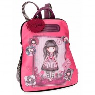 ZAINO SCUOLA E TEMPO LIBERO GORJUSS SUGAR & SPICE SANTORO LONDON ORIGINAL IN SIMILPELLE 31X38X15CM CON TASCA ALLE SPALLE