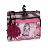 NECESSER BEAUTY DA VIAGGIO 3 ZIP SUGAR & SPICE GORJUSS SANTORO LONDON ORIGINAL 27X17X10CM 100%PU SIMILPELLE