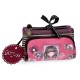 PORTA TUTTO BEAUTY APRIBILE NECESSER 3 COMPARTI SUGAR & SPICE GORJUSS SANTORO LONDON ORIGINAL SIMILPELLE 20,5X10,5X8,5CM