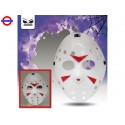 MASCHERA HORROR ADULTO PVC BIANCA CON ELASTICO PER TRAVESTIMENTI DI HALLOWEEN CARNEVALE E PARTY A TEMA JESON MOSTRO