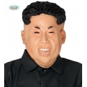 MASCHERA LATTICE COREANO PER TRAVESTIMENTI DI CARNEVALE E PARTY A TEMA IMITAZIONE CARICATURA KIM JONG DITTATORE COREA NO