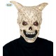 MASCHERA IN LATTICE MOSTRO DEMONE CON CORNA MATUSALEMME PER TRAVESTIMENTI DI HALLOWEEN/CARNEVALE E PARTY A TEMA HORROR