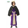 COSTUME CARNEVALE/HALLOWEEN REGINA CATTIVA BABY 5/6 ANNI MATRIGNA BIANCANEVE VESTITO MANTELLO CORONA CINTURA NO ACCESS.