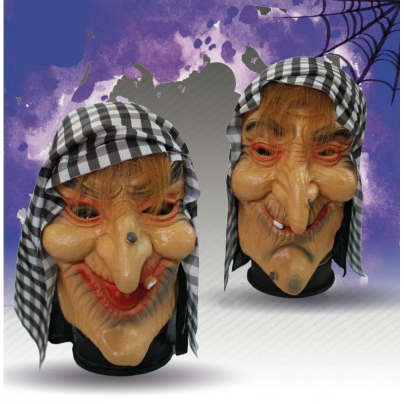 Maschera Befana E Strega Realistica – Dettagli Arricciati E Naso Pronunciato, Per Halloween, Feste E Carnevale, Adatta A Bambini E Adulti - 5
