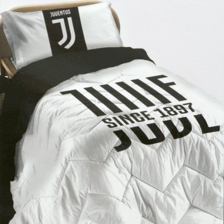 PIUMONE TRAPUNTA FC JUVENTUS OFFICIAL PRODUCT LETTO 1 PIAZZA 170X260CM PRODOTTO UFFICIALE 100%POLIESTER DA HERMET ITALY