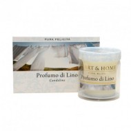 CANDELA PROFUMATA HEARTH & HOME 53 GR.DURATA 15 ORE PROFUMO DI LINO