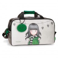 BORSA DA VIAGGIO THE SCARF GORJUSS SANTORO LONDON 45X25X25CM CON TRACOLLA IN SIMILPELLE 3 TASCHE INT.1 ESTERNA 100%PVC