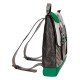 ZAINO PORTA PC THE SCARF GORJUSS SANTORO LONDON 29X38X9CM IN SIMILPELLE TASCA CON ZIP LATO SPALLA BACK PACK 100%PVC