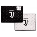 TOVAGLIETTA AMERICANA FC JUVENTUS 45X35CM 100% COTONE NERO DA UN LATO BIANCO TRAPUNTATO DALL" ALTRO PRODOTTO UFFICIALE