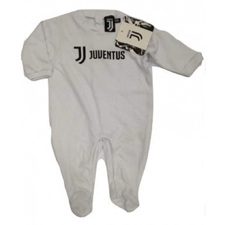 TUTINA INTERLOCK BIANCA NEONATO TG3/6 MESI FC JUVENTUS 200GR100% COTONE CON BOTTONI PROD.UFFICIALE DIS.DA JUVE.FC ITALY