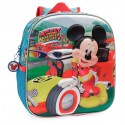 ZAINETTO ASILO MICKEY DISNEY DISEGNO TOPOLINO A RILIEVO ORIGINAL 25X23X10CM JOUMMA BAGS ESPANA