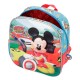 ZAINETTO ASILO MICKEY DISNEY DISEGNO TOPOLINO A RILIEVO ORIGINAL 25X23X10CM JOUMMA BAGS ESPANA