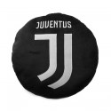 CUSCINO TONDO SAGOMATO MORBIDO FC JUVENTUS ORIGINAL35X35CM.PRODOTTO UFFICIALE NUOVO LOGO 100%POLIESTERE