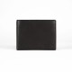 PORTAFOGLIO UOMO PELLE 100% MOVOM 12,5X9,5X1CM NERO 2 ANTE 2 SCOMPAR+ PORTASPICCI + 4 PORTACART.CREDITO+PORTADOCUMENTI