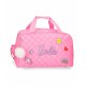 BORSA DA VIAGGIO BARBIE UNICORNO MATTEL ORIGINAL ROSA CON CIONDOLO 45X26X20CM DIS.A RILIEVO BORSONE VALIGIA CON TRACOLLA