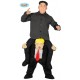 COSTUME CARNEVALE IMITAZIONI PRESIDENTI KIM JONG SU TRUMP CAMICIA E PANTALONI TG.L PER TRAVESTIMENTI SCHERZOSI NO ACCESS