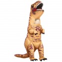 COSTUME T-REX GONFIABILE PER TRAVESTIMENTI DI CARNEVALE SCENE E SPETTACOLI A TEMA DINOSAURO NO ACCESSORI PILE NON INCLUS