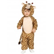 COSTUME CARNEVALE GIRAFFA BAMBINI 12/24 MESI VESTITO COMPLETO DI TUTONE/CAPUCCIO/CODA COD 85992 GUIRCA 8434077859926