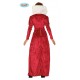 COSTUME CARNEVALE REGINA GIULIETTA VESTITO CON COPRICOLLO TG.M 38/40 PER TRAVESTIMENTI A TEMA MEDIOEVO NO ACCESSORI