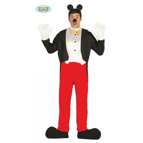 COSTUME CARNEVALE TOPOLINO VESTITO TG.L CERCH/GIACCA/PANTAL./PETT.PAPION/NASO X TRAVESTIMENTI A TEMA MICKEY M. NO ACCESS