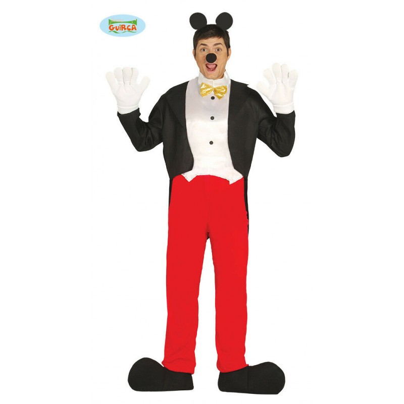 COSTUME CARNEVALE TOPOLINO VESTITO TG.L  CERCH/GIACCA/PANTAL./PETT.PAPION/NASO X TRAVESTIMENTI A TEMA MICKEY M. NO  ACCESS - Parole e Pensieri