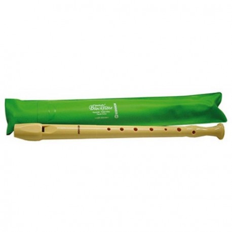 FLAUTO HONER MELODY BLOCKFLOTE HOHNER DOLCE SOPRAN 1 CON SCIVOLINO IN  CUSTODIA VERDE USO SCOLASTICO