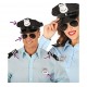 SET POLIZIA 4 PEZZI CAPPELLO/OCCHIALI/SPALLINE/DISTINTIVO PER TRAVESTIMENTI DI CARNEVALE E SCENE A TEMA POLIZIESCO USA