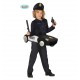 COSTUME CARNEVALE AUTO DELLA POLIZIA BAMBINO 7/9 ANNI VESTITO POLIZIOTTO COMPL.CAPPELLO E MAGLIA CON MACCHINA NO ACCESSO