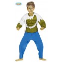 COSTUME CARNEVALE UOMO VERDE 3/4 ANNI MAGLIA IMBOTT. E PANTALONI PER TRAVESTIMENTI A TEMA INCREDIBILE HULK NO ACCESSORI