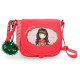 TRACOLLA CON PATTINA GORJUSS EVERY SUMMER SANTORO LONDON SIMILPELLE 23X21X9CM 1 ZIP + 1 TASCA ESTERNA CON ZIP 100%PU