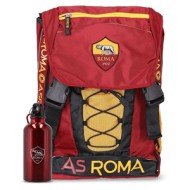 SCHOOL PACK 2019 AS ROMA ZAINO SCUOLA ESTENSIBILE CON GADGET ASTUCCIO 3 ZIP 41 PEZZI PRODOTT.UFFICIALE DA PANINI SCUOLA