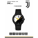 OROLOGIO DA POLSO DIAMETRO 42MM.AL QUARZO PROOTTO UFFICIALE FC JUVENTUS QUADRANTE BIANCO e NERO CINTURINO IN PVC NERO