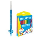 MITAMA 24 COLORI PENNARELLI SUPER LAVABILI PRESA TRIANGOLARE IMP.PERFETTA CONSIGL.DAI PEDAGOGISTI ! PUNTA 3MM NON RIENTA