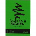 FAVINI SCHIZZA E STRAPPA BLOCCO F.TO A4 21X29,7 55GR. CARTA LEGGERISSIMA 150FOGLI