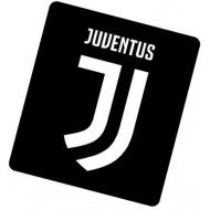MOUSEPAD FC JUVENTUS PRODOTTO UFFICIALE 20X23CM NERO CON LOGO BIANCO PRODOTTO E DISTRIBUITO DA GIEMME ITALY