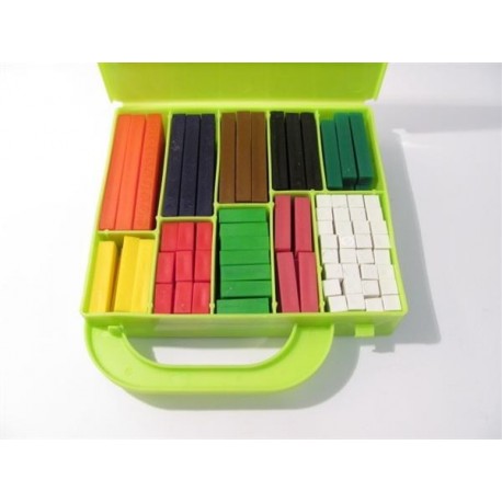 VALIGETTA REGOLI COLORATI 200 PEZZI 10 COLORI-10 LUNGHEZZE NEW DIANA MADE IN ITALY